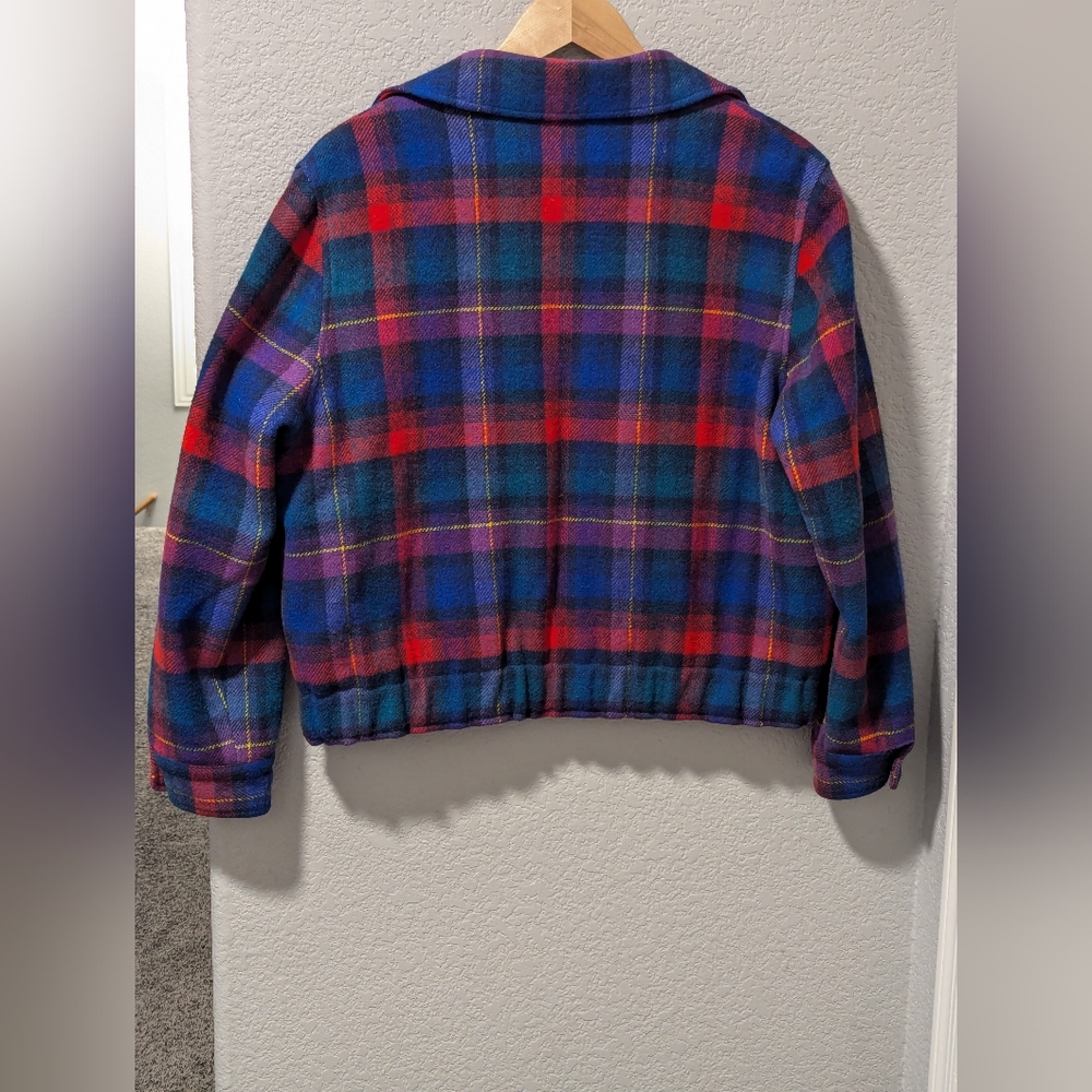 Pendleton Women’s Plaid Lined Jacket Large - image 3